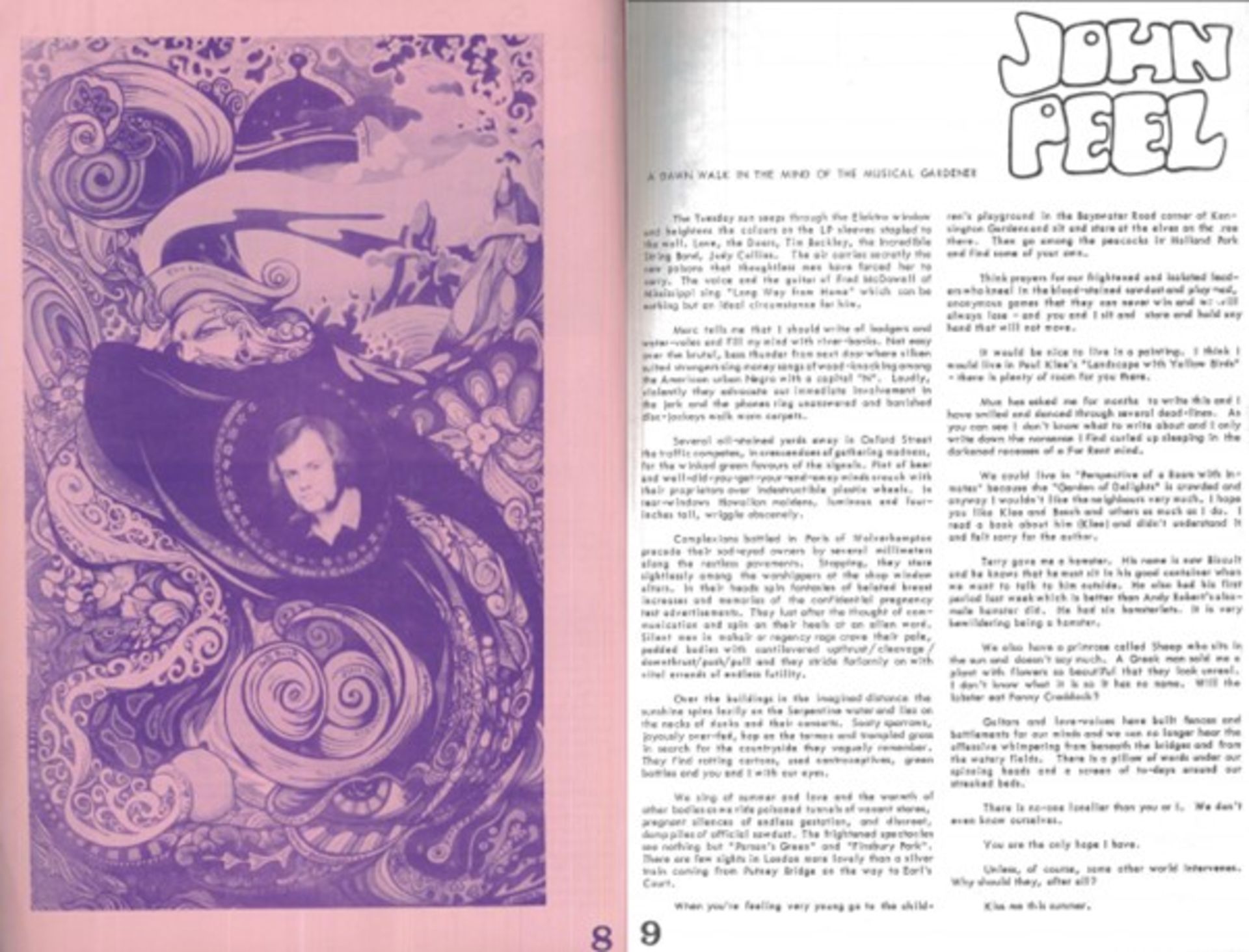 The Perfumed Garden: The Original Artwork By Ken Hayes Created For John Peel's Article In The Mag... - Bild 3 aus 3