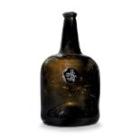 An important sealed double magnum wine bottle, dated 1764