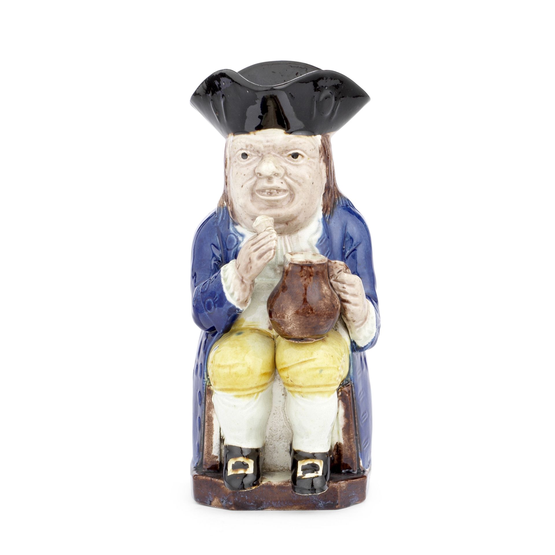 A small Wood Family Toby Jug, circa 1785-90