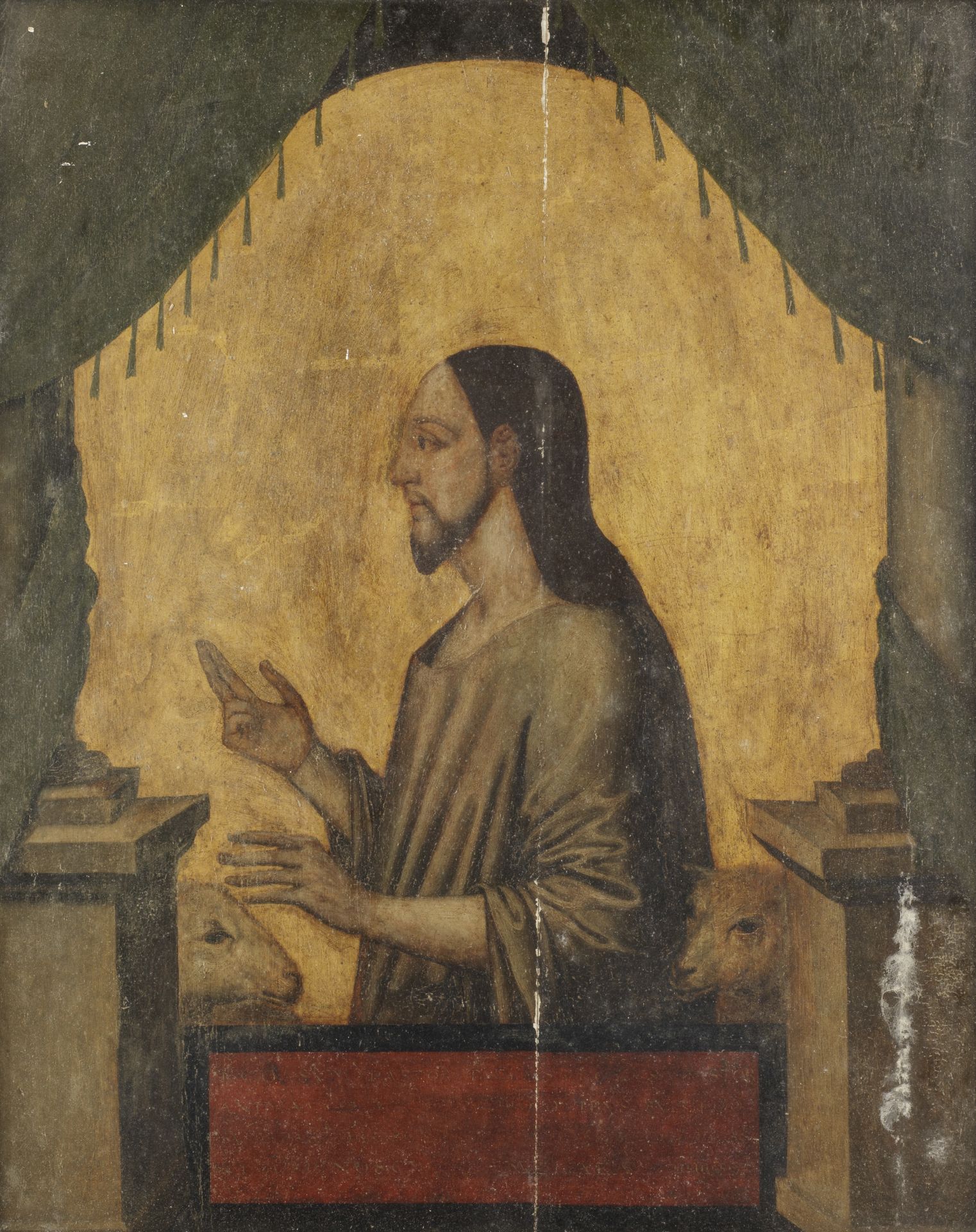 French School, circa 1560 Christ as the Good Shepherd