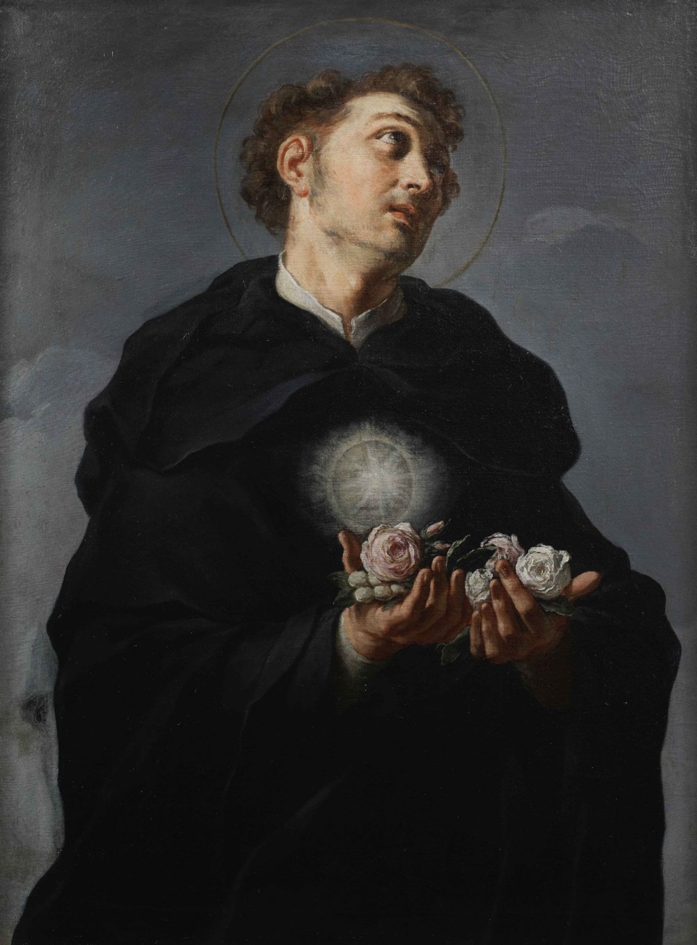 Pier Leone Ghezzi (Rome 1674-1755) Saint Nicholas of Tolentino; and Saint Francis of Assisi (2) - Image 6 of 6