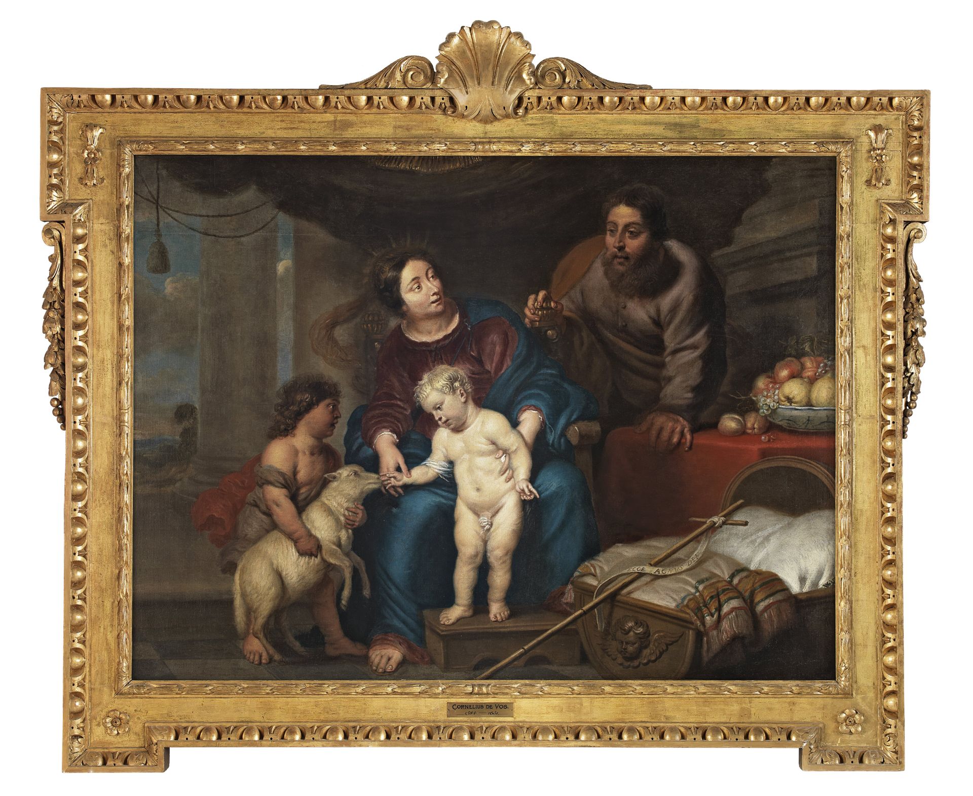 Cornelis de Vos (Hulst 1585-1651 Antwerp) The Holy Family with the Infant Saint John