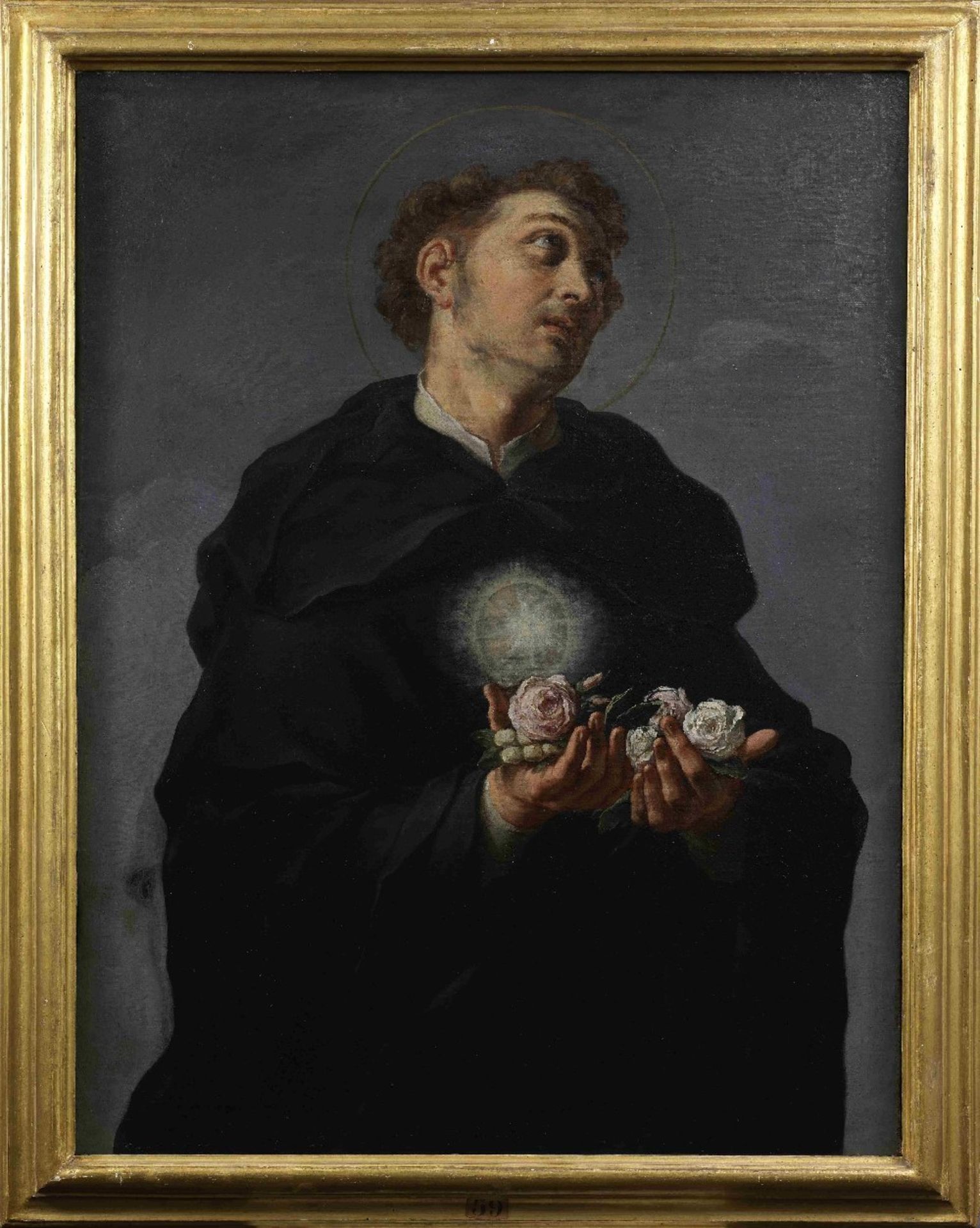 Pier Leone Ghezzi (Rome 1674-1755) Saint Nicholas of Tolentino; and Saint Francis of Assisi (2) - Image 3 of 6