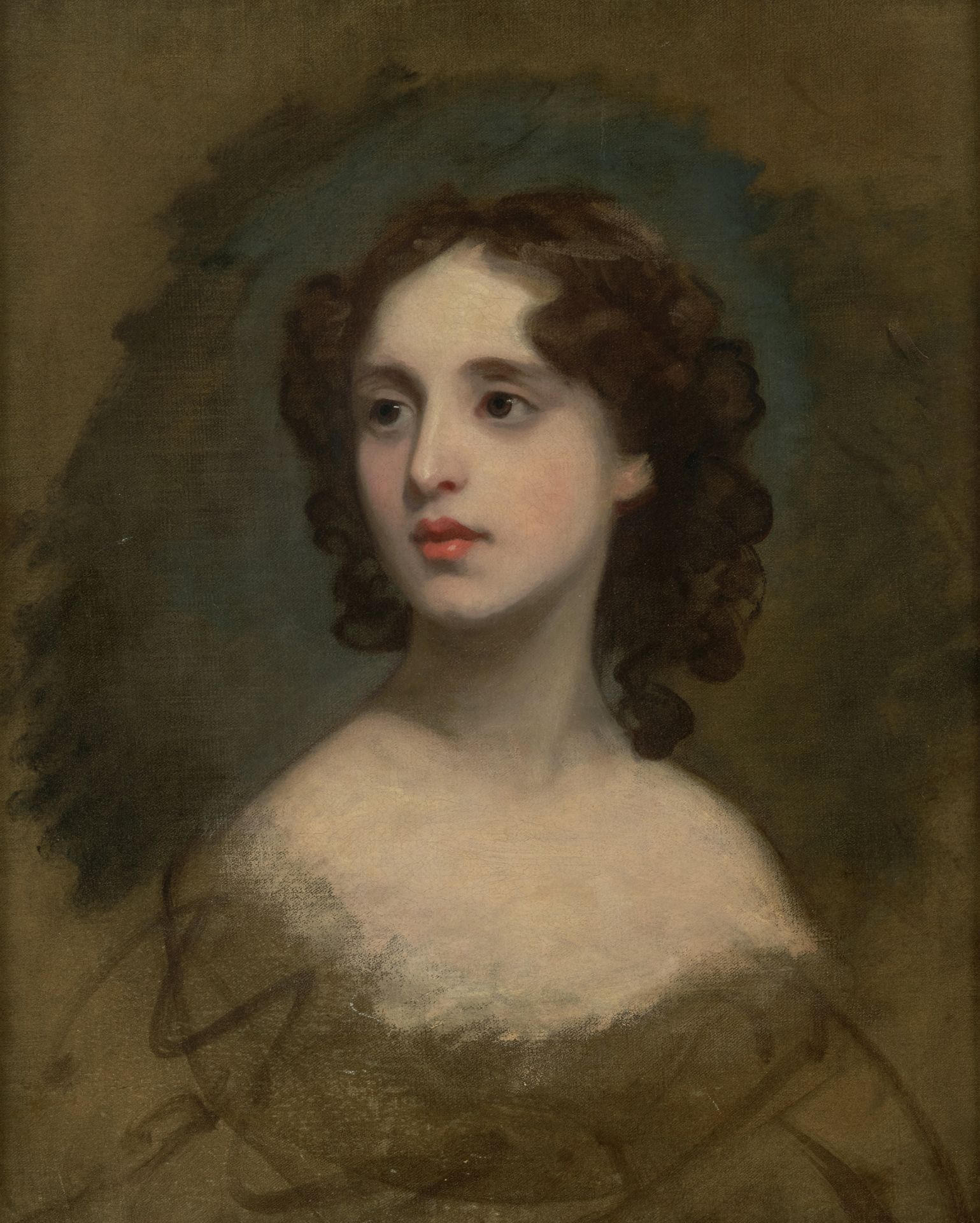 Attributed to Thomas Phillips (Dudley 1770-1845 London) Study of a young lady