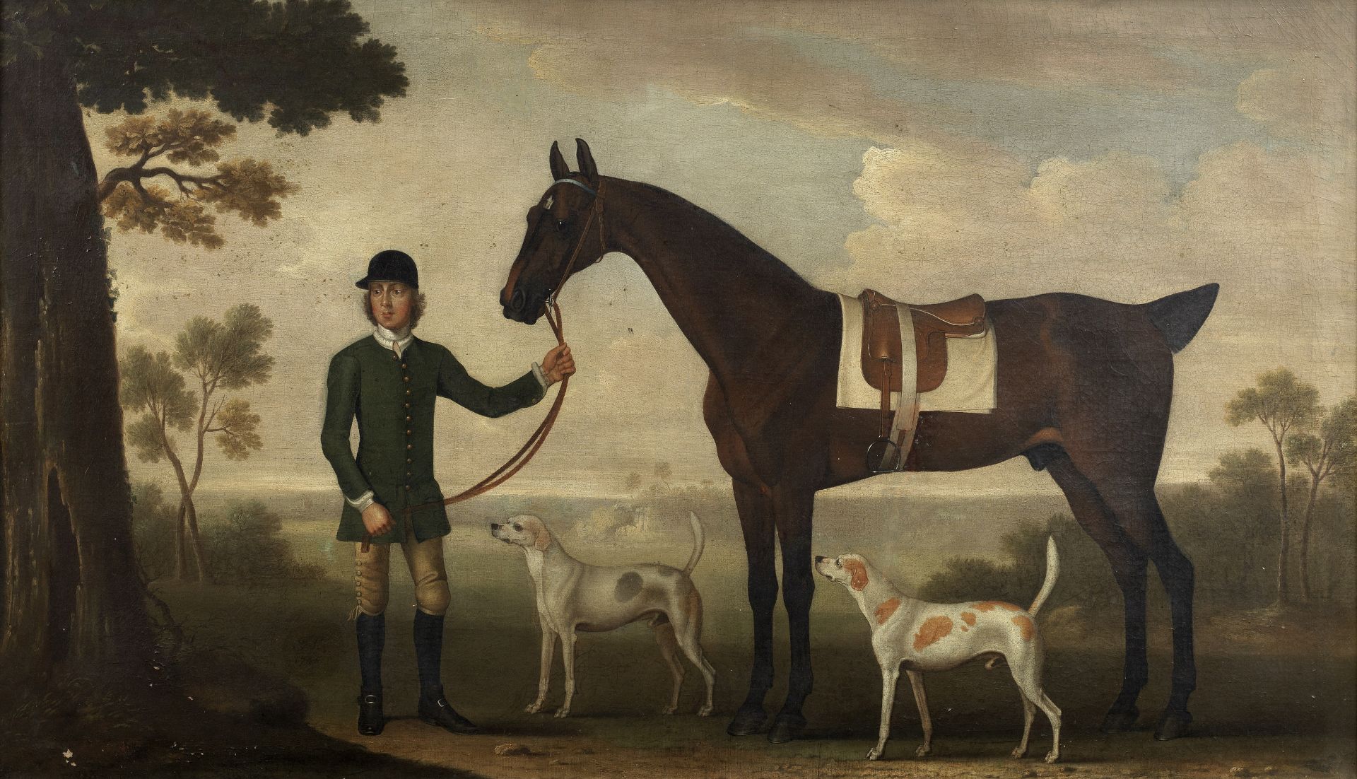 James Seymour (London 1702-1752) A brown thoroughbred, traditionally identified as 'Spanking Roge...