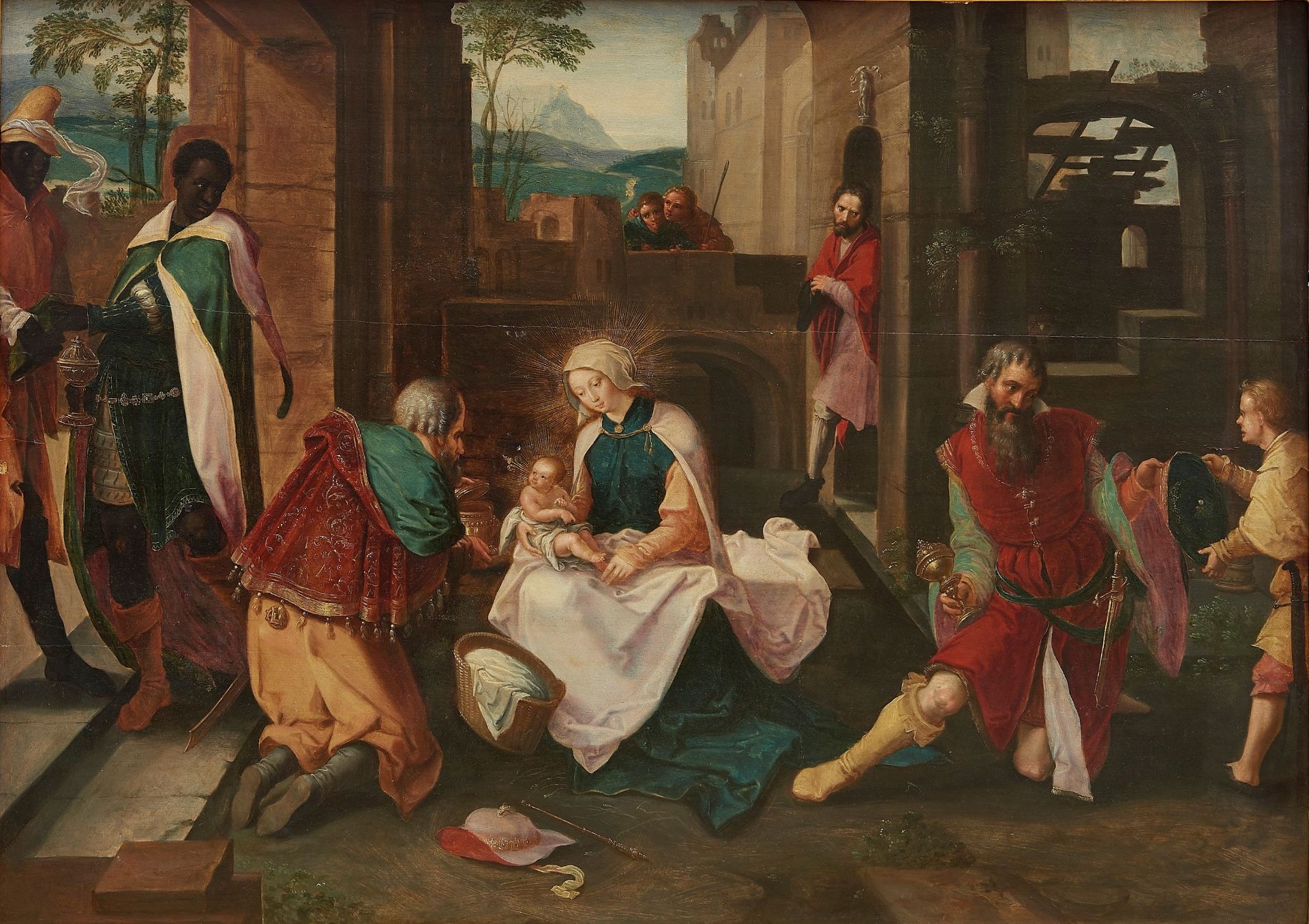 Netherlandish School, 16th Century The Adoration of the Magi