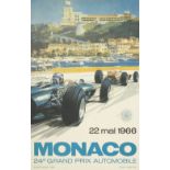 MICHAEL TURNER MONACO 24e GRAND PRIX AUTOMOBILE. 1966.