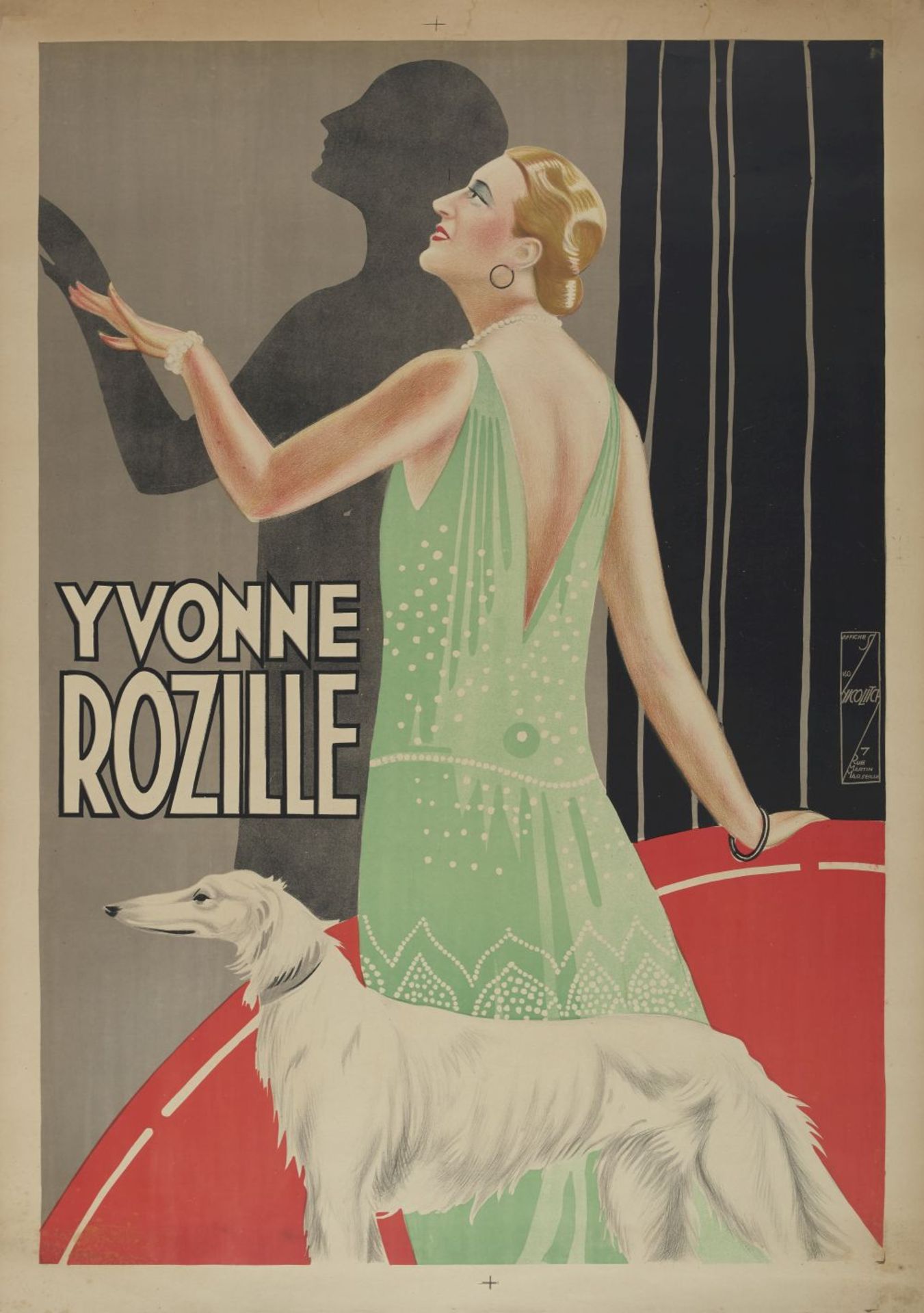 OBRAD NICOLITCH (1898-1976) YVONNE ROZILLE