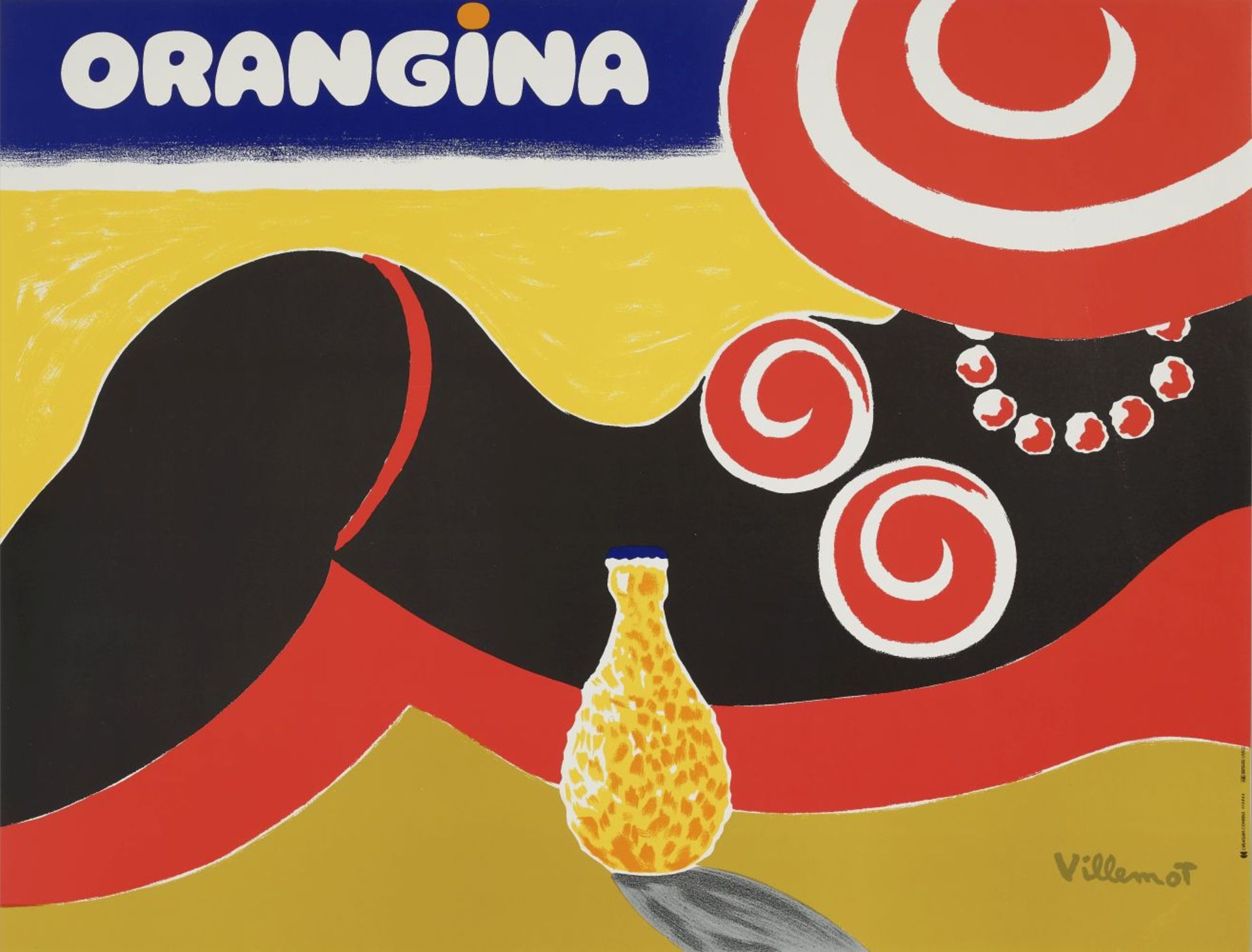 BERNARD VILLEMOT (1911-1989) ORANGINA