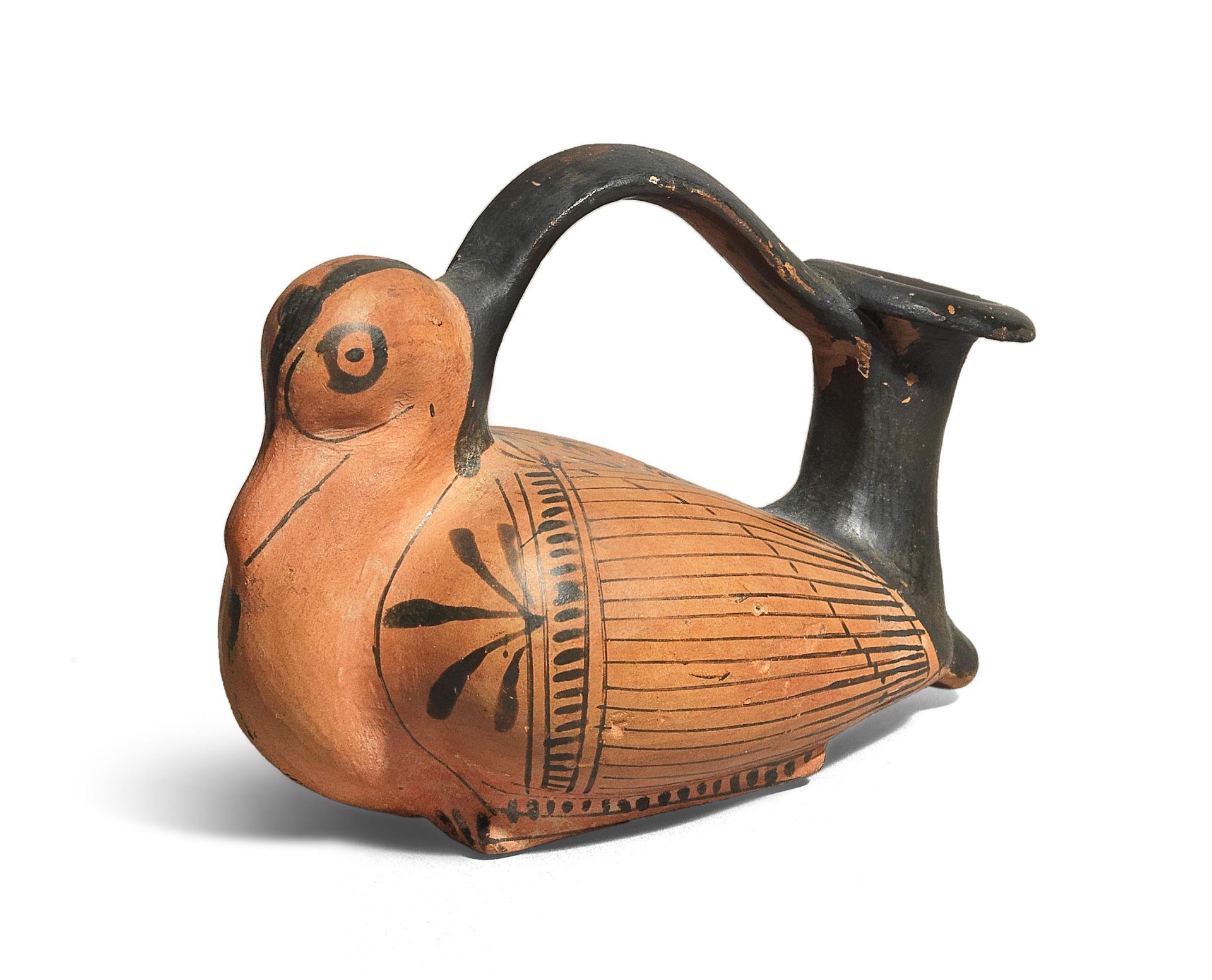 An Attic red-figure duck askos