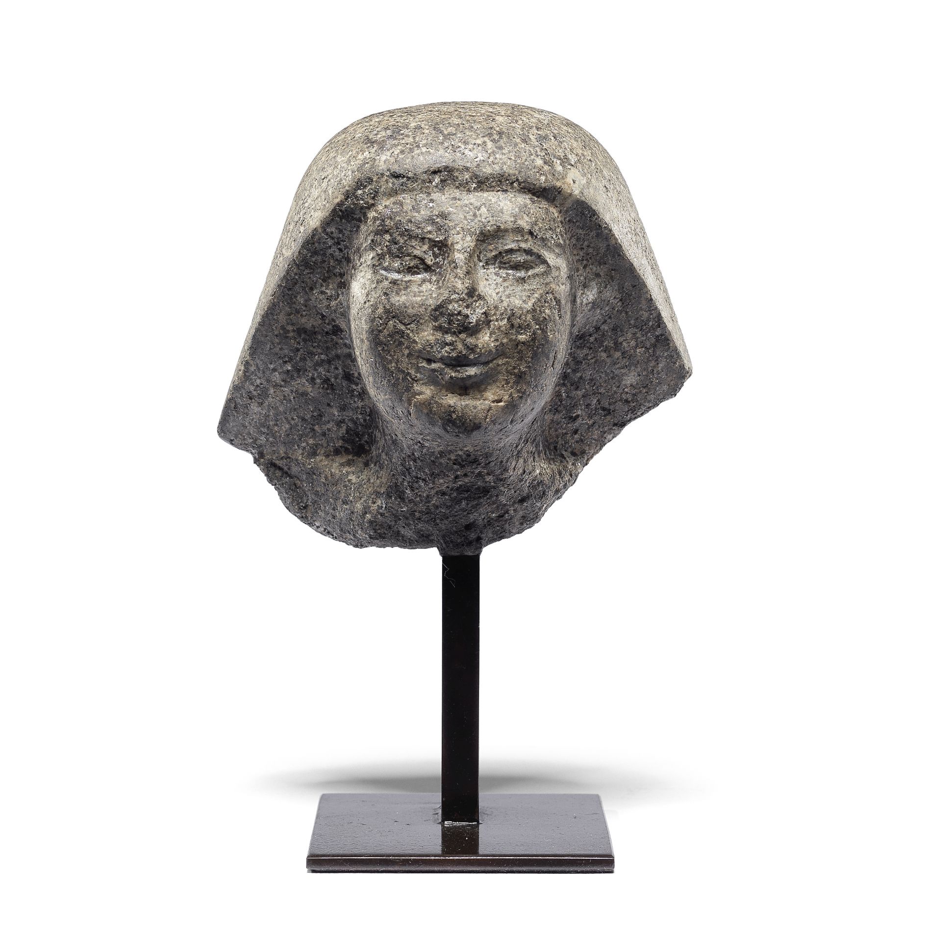 An Egyptian granite head