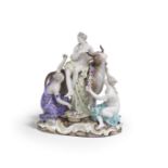 A Meissen group of Europa and the Bull, late 19th century