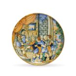 A Pesaro maiolica istoriato tazza, circa 1540