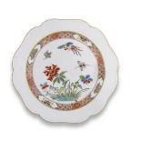 A Meissen plate, circa 1740