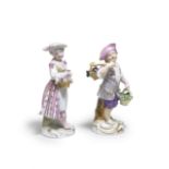 Two Marcolini Meissen figures of children, late 18th century