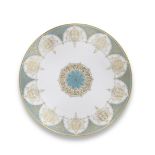 A S&#232;vres Persian-style plate from a service for Louis-Philippe at the Ch&#226;teau de Bizy, ...