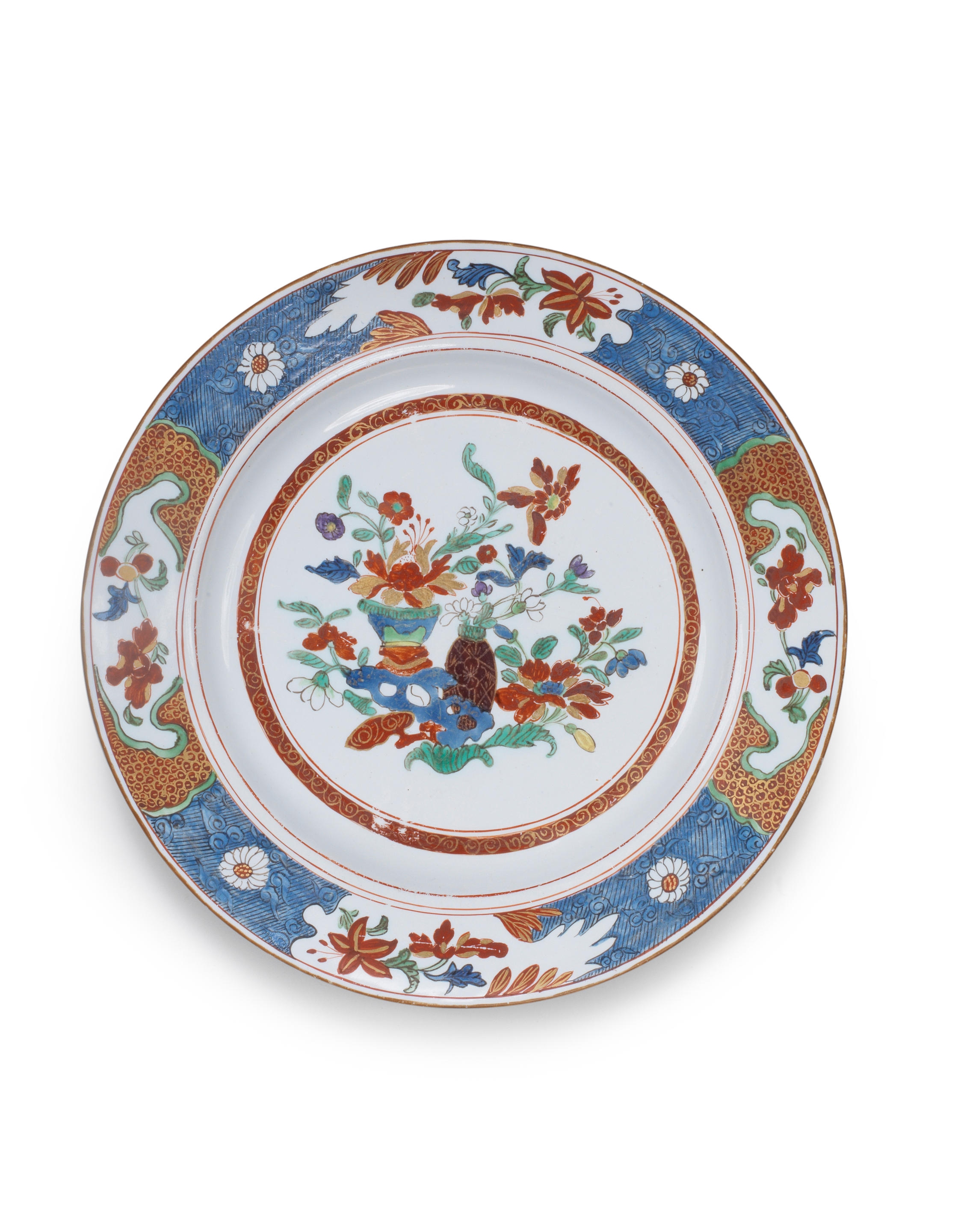 A Doccia plate, circa 1765-70