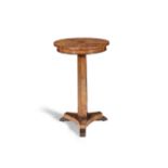 A 19TH CENTURY SATINWOOD OCCASIONAL TABLE