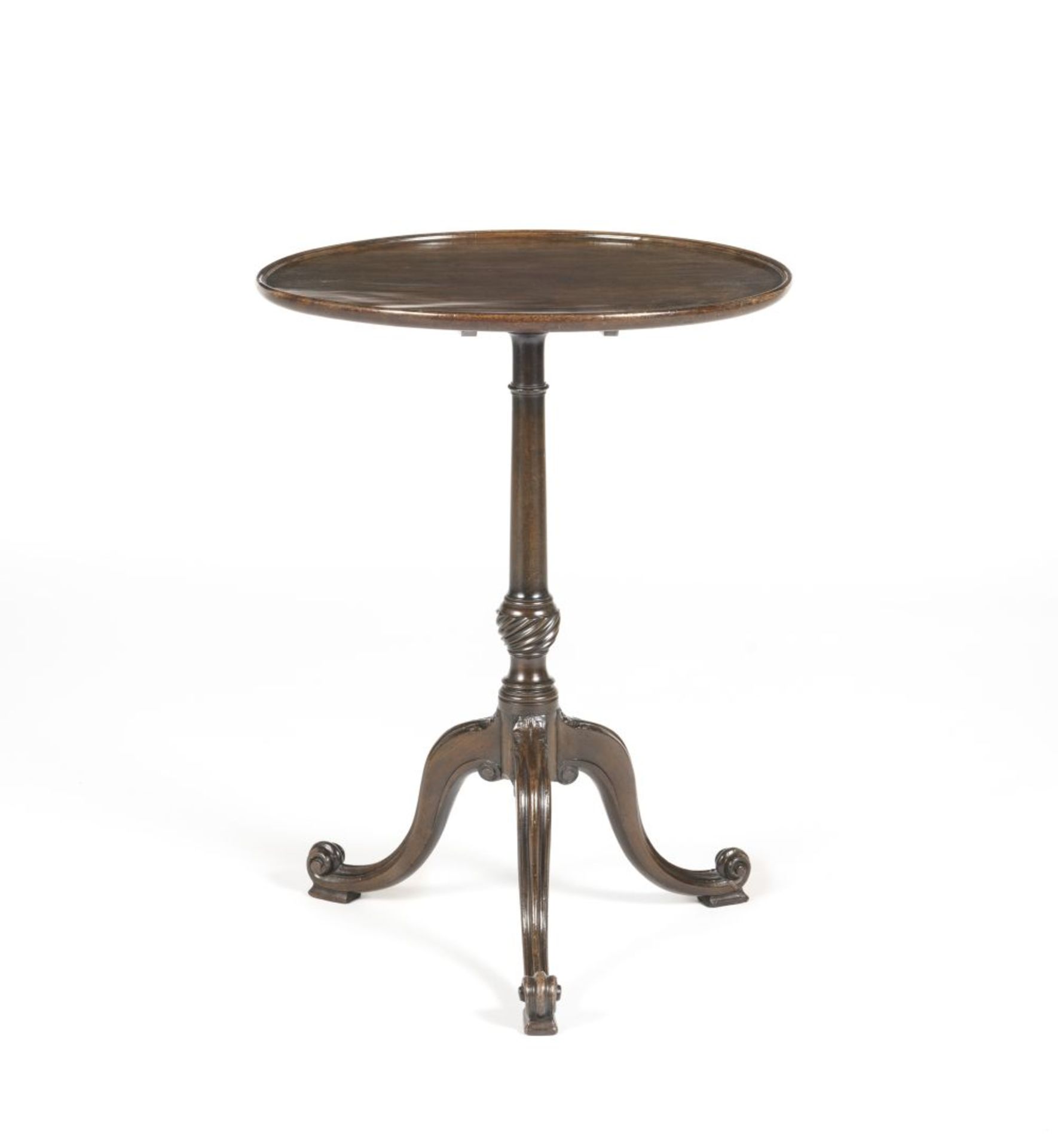 A GEORGE III MAHOGANY TRIPOD TABLEFourth quarter 18th century