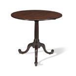 A GEORGE III MAHOGANY TRIPOD TABLE