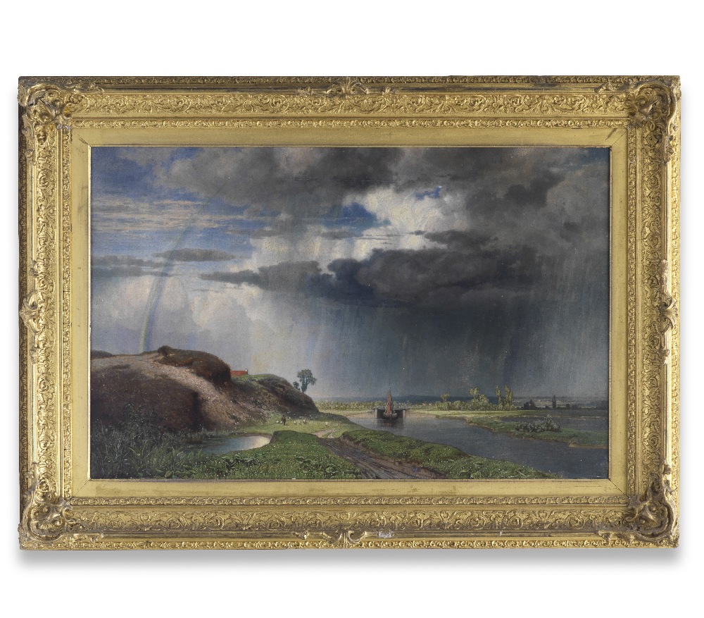 EDUARD EHRKE (GERMAN, born 1837) The storm passing, an English landscape - Bild 2 aus 2
