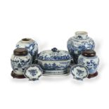 A COLLECTION OF CHINESE BLUE AND WHITE PORCELAIN 18th and 19th century