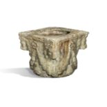 A NORTH ITALIAN ISTRIAN MARBLE WELLHEAD Venetian and probably 15th or 16th century