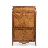 A LOUIS XV GILT-BRONZE MOUNTED TULIPWOOD AND KINGWOOD SECRETAIRE &#192; DOUCINEBy Pierre Roussel,...