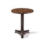 A WILLIAM IV SPECIMEN WOOD PARQUETRY, ROSEWOOD AND ROSEWOOD GRAINED TABLEFirst half 19th century,...