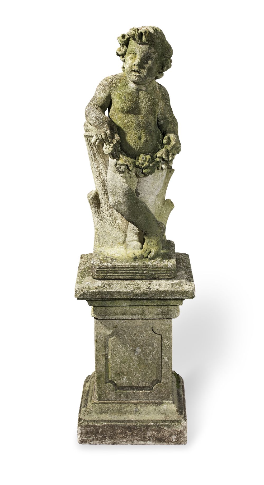 A COMPOSITE STONE MODEL OF A PUTTO