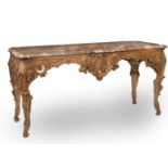 A NEAR PAIR OF FRENCH REGENCE STYLE TABLES A GIBIER (2)