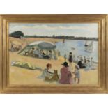Jean Puy (French, 1876-1960) Sur la plage (Painted circa 1904)
