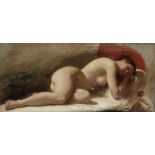 Edward William Wyon (British, 1811-1885) Reclining female nude