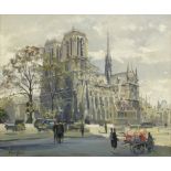 Constantin Kluge (Latvian/French, 1912-2003) Notre-Dame de Paris