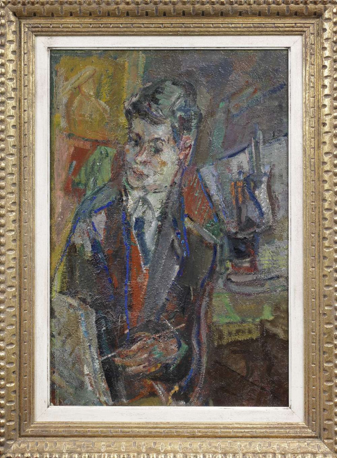 Michel Kiko&#239;ne (Belarusian, 1892-1968) Portrait of Jacques Chalom - Bild 2 aus 3