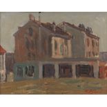 Maurice Blond (Polish, 1899-1974) Two village scenes First: signed in Latin (lower right)oil on b...