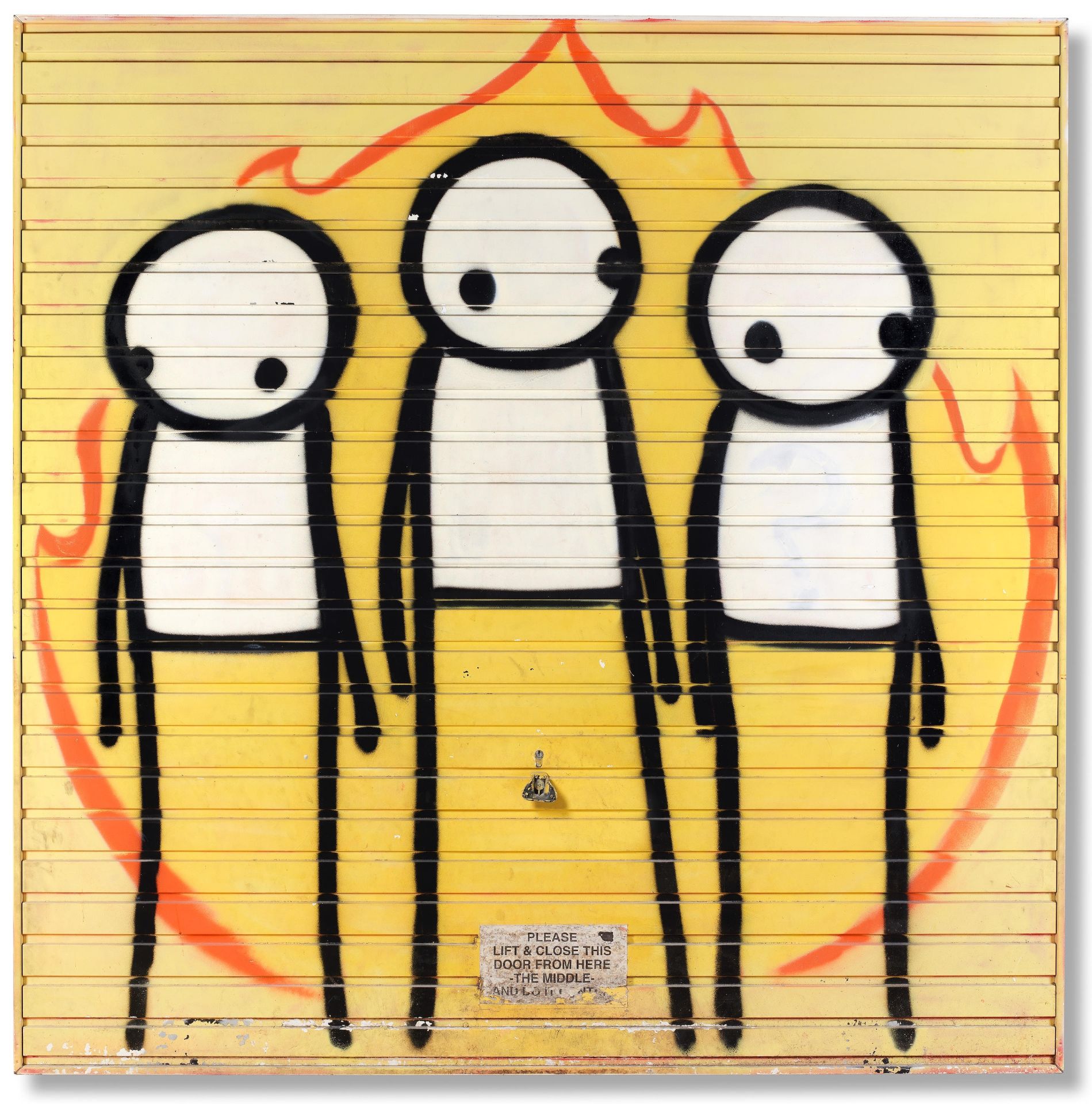 STIK (B. 1979) Children of Fire 2011