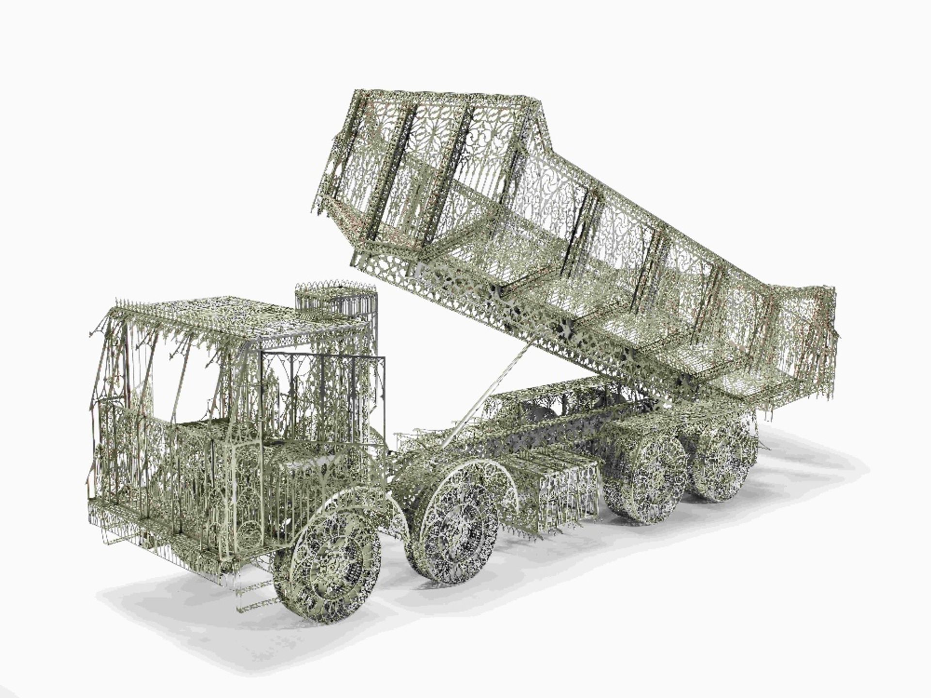 WIM DELVOYE (B. 1965) Dump Truck Scale Model 2004 - Image 7 of 13