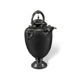 A massive mid 19th century Italian patinated bronze wine urn or cistern after the antique