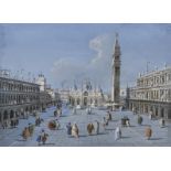 Follower of Giacomo Guardi (Italian, 1764-1835) Saint Mark's Square, Venice