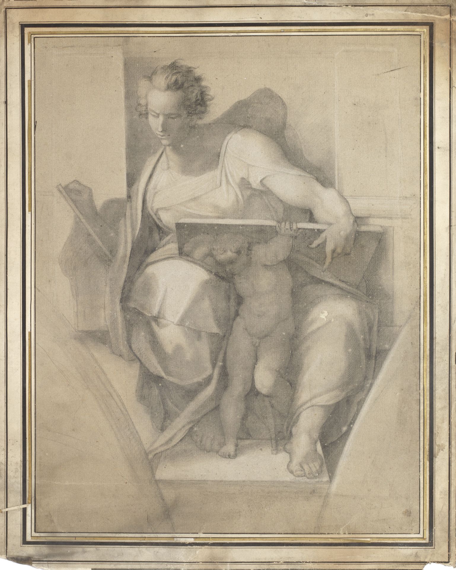 Ozias Humphry (British, 1752-1810), after Michelangelo The Prophet Daniel (together with 6 other ...