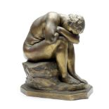 Aim&#233;-Jules Dalou (1838-1902): A patinated bronze figure of 'La Verit&#233; Meconnue, second ...