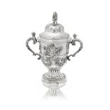 A George II silver cup and cover William Grundy, London 1747