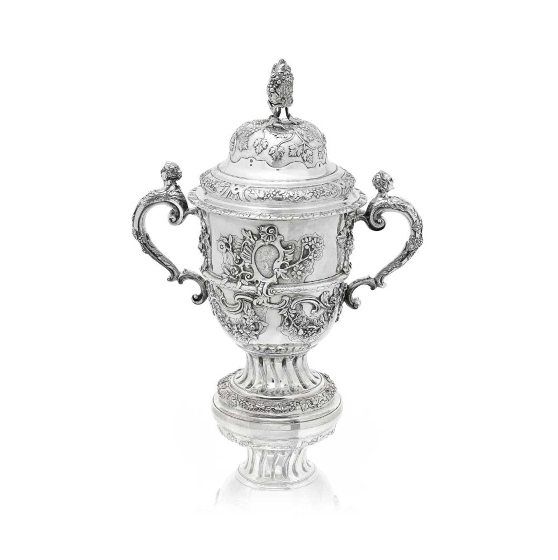 A George II silver cup and cover William Grundy, London 1747