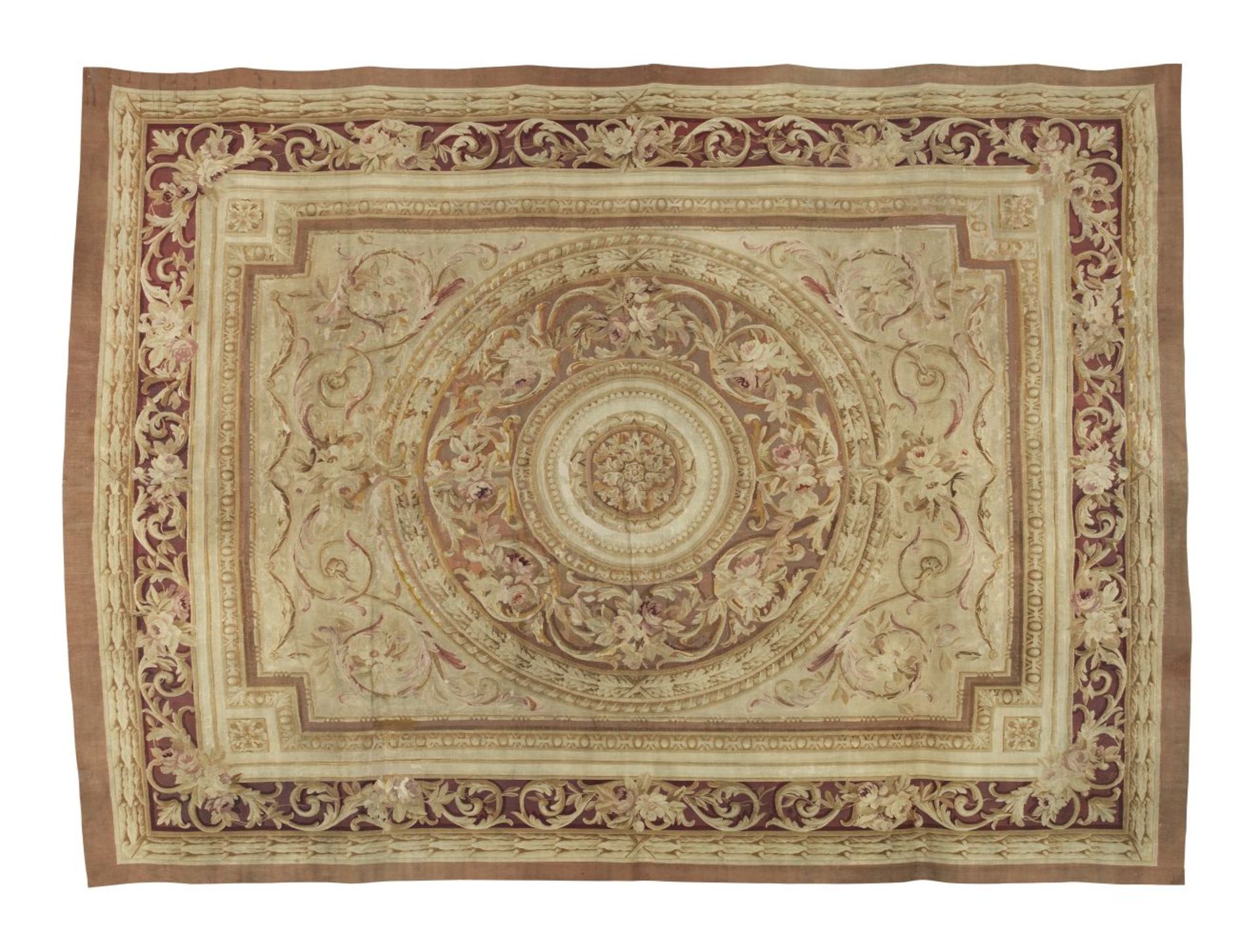 An attractive Aubusson carpet late 19th century 465cm x 339cm