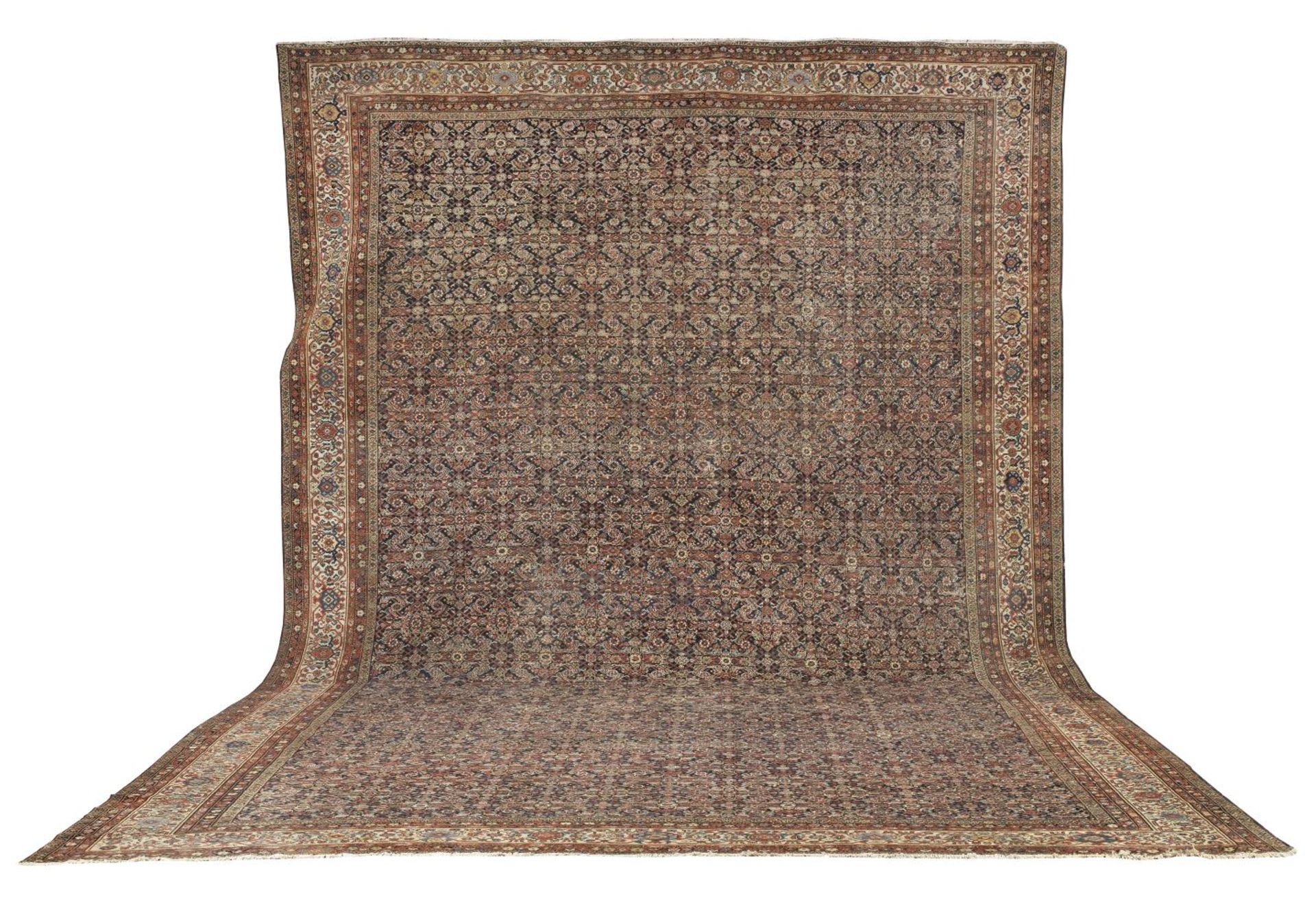 A large Fereghan carpet Central Persia, c.1890 733cm x 492.5cm