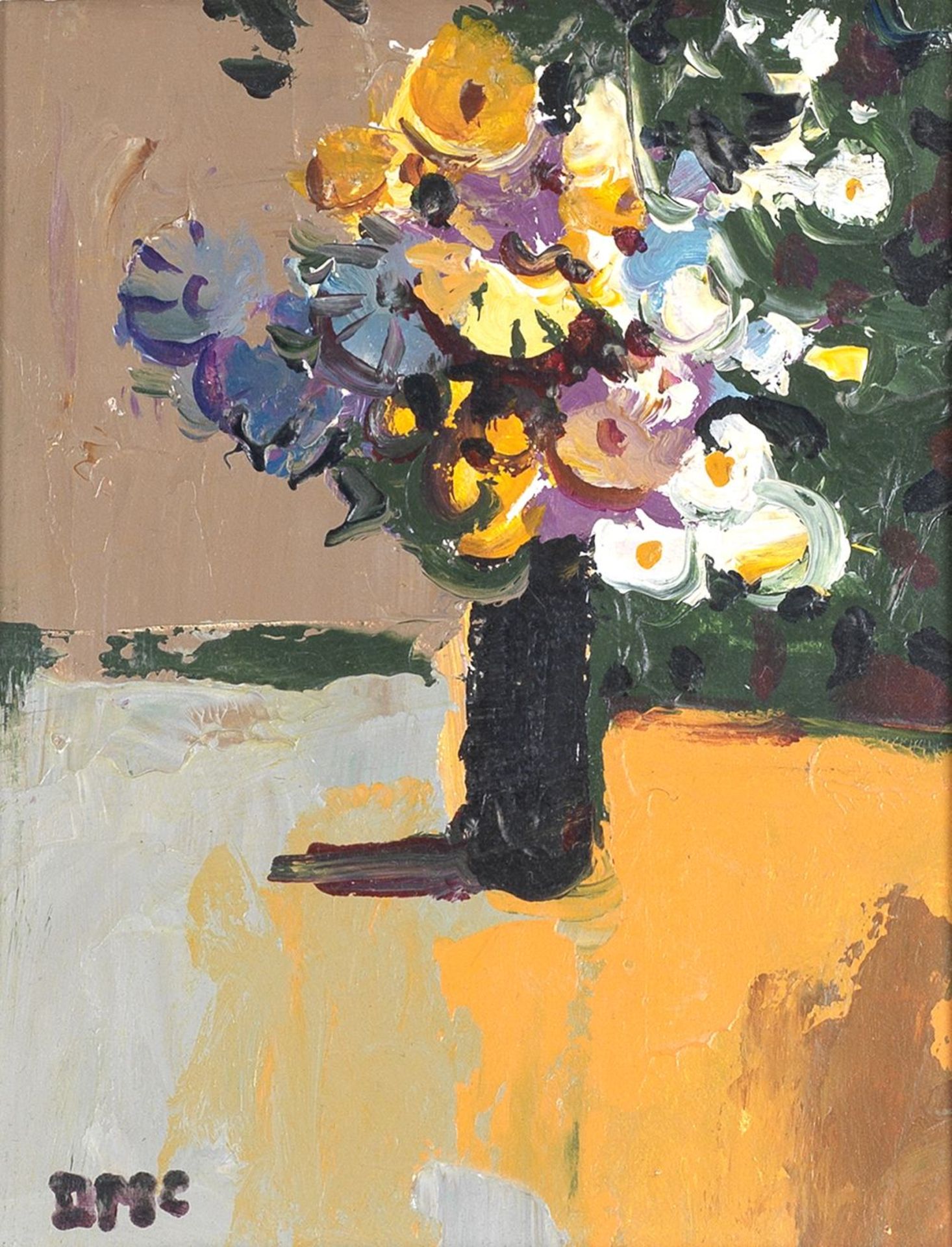 Donald McIntyre (British, 1923-2009) Still Life of Flowers