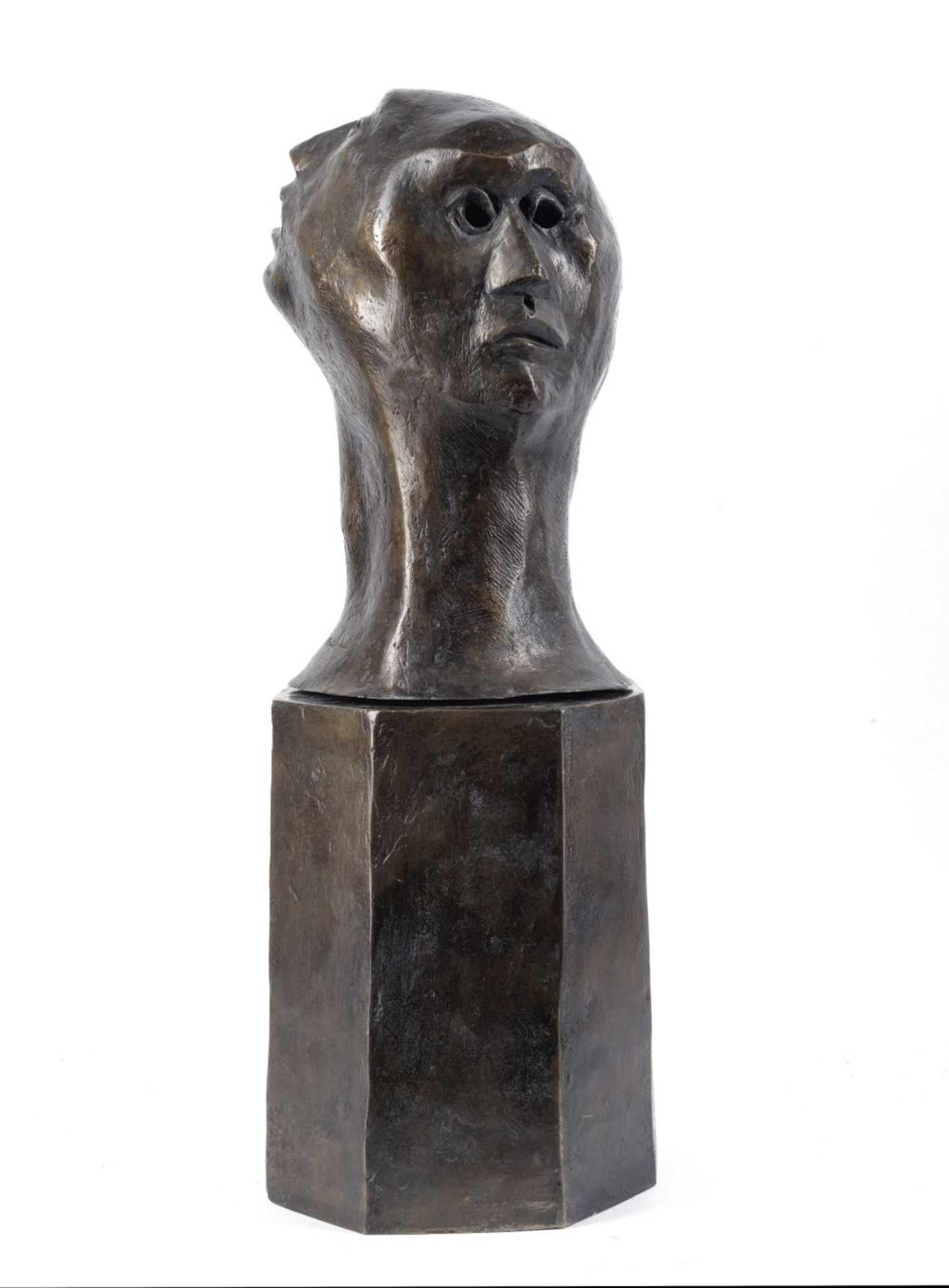 Michael Ayrton (British, 1921-1975) Tricephalic 61.5cm (24 3/16in) high (Conceived in 1972)