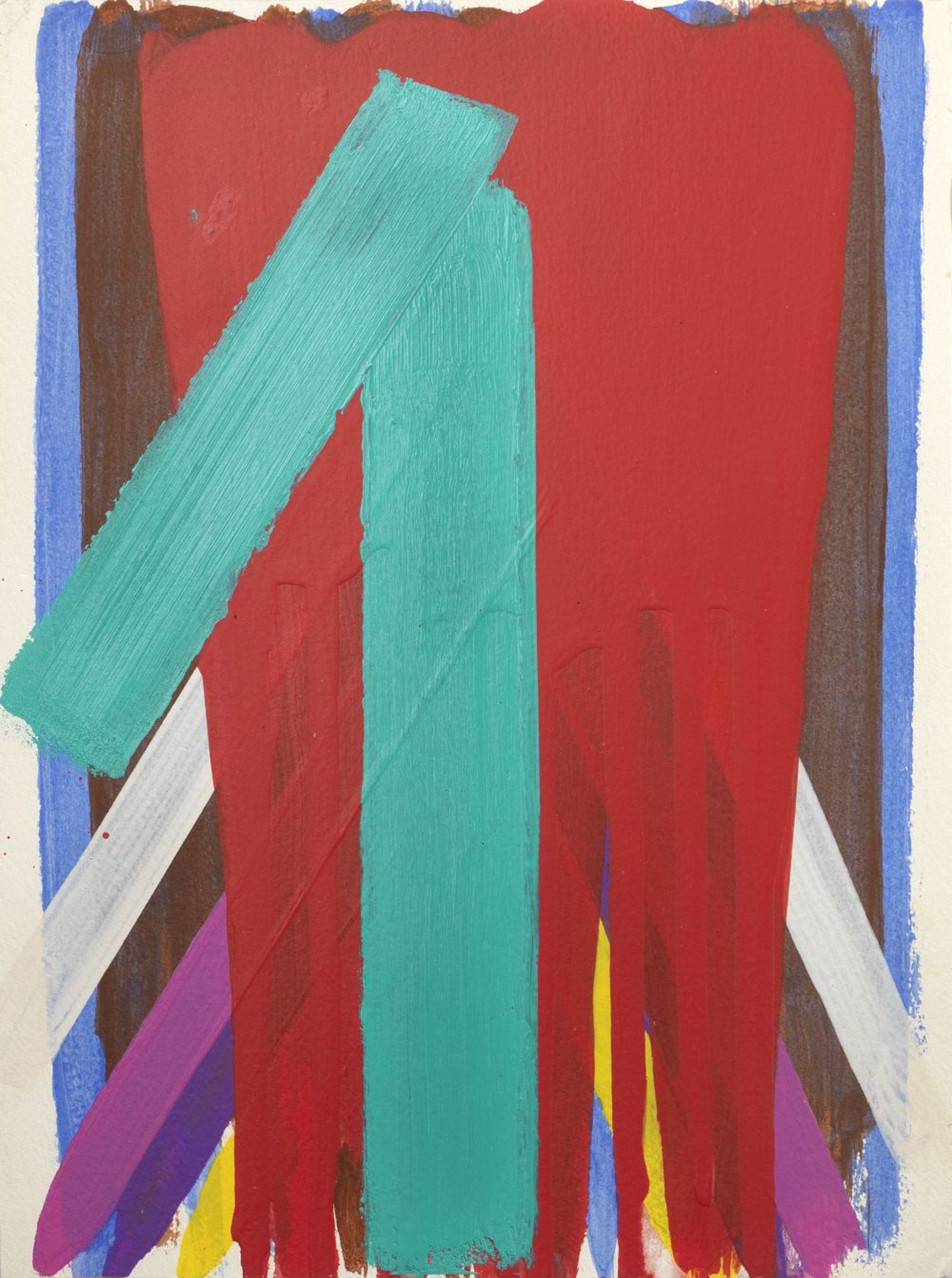 John Copnall (British, 1928-2007) Untitled (Striped Abstracts) the largest 34.5 x 27.5cm (13 9/16... - Bild 4 aus 4