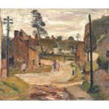 Ronald Ossory Dunlop R.A., R.B.A. (British, 1894-1973) A Village Street